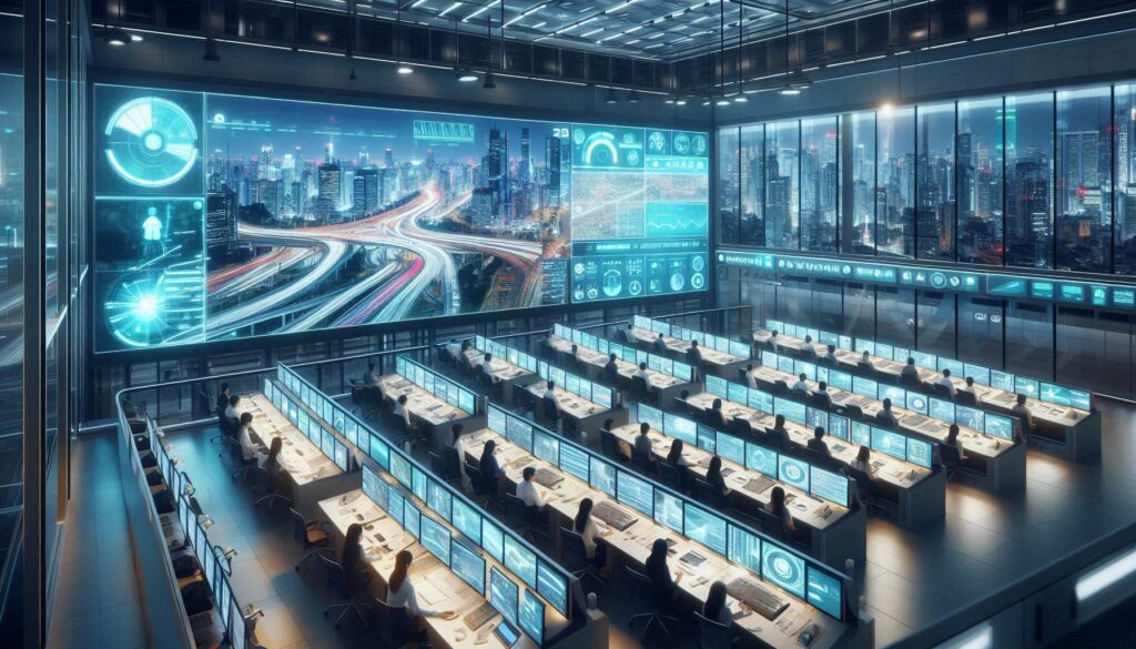 AI systems enhancing public safety and urban management through real-time analytics.